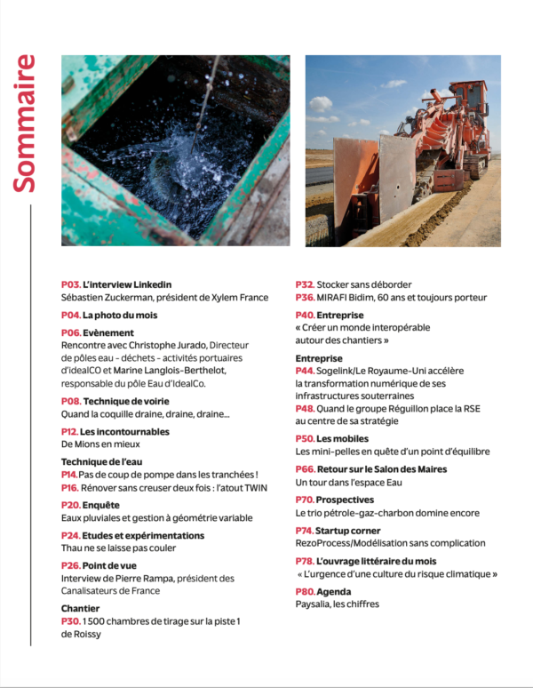 Sommaire Voiries & Réseaux 001 Voiries & Réseaux - N°001