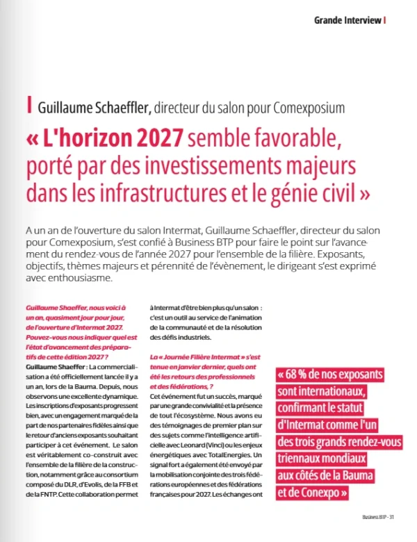 Business BTP004 Schaeffler Business BTP - N°004