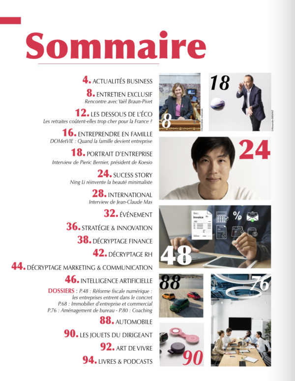 Sommaire BT Business Times - N°013