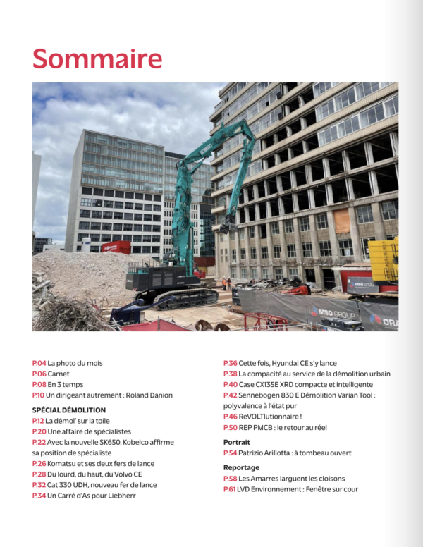 Sommaire Business BTP Business BTP - N°006