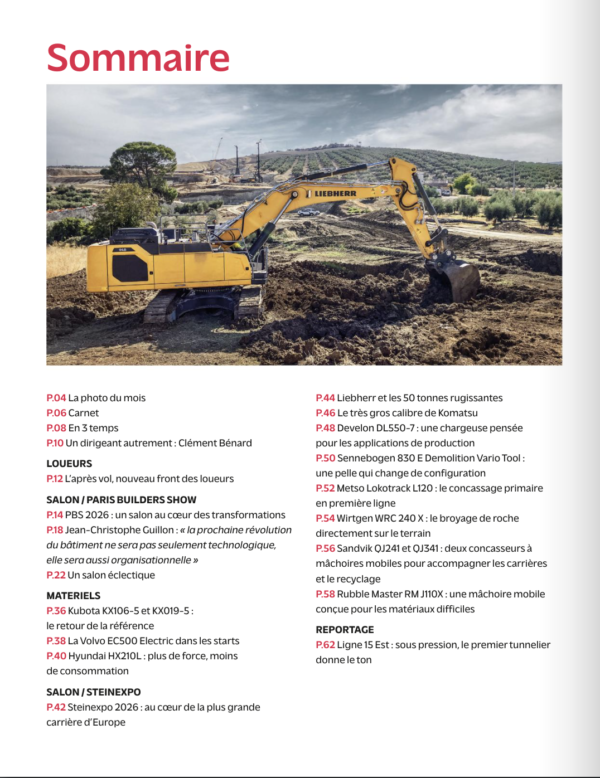 Business BTP 009 Sommaire Business BTP - N°009
